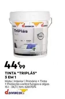 Bricomarché Tinta triplas 3 em 1 promoção