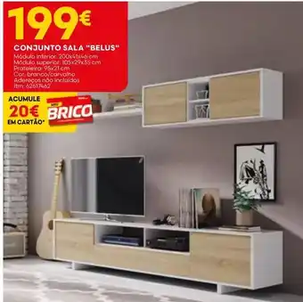 Bricomarché Conjunto sala belus promoção