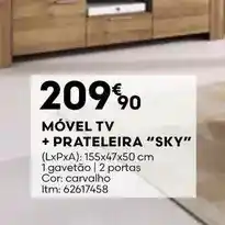 Bricomarché Movel tv + prateleira sky promoção