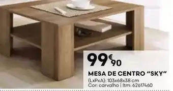 Bricomarché Mesa de centro sky promoção