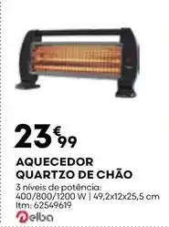 Bricomarché Delba - quecedor quartzo de chão promoção