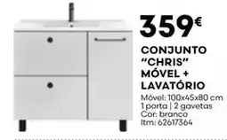 Bricomarché Conjunto movel + lavatorio promoção