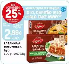 Intermarché Iglo - lasanha à bolonhesa promoção