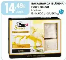 Intermarché Porsi select - bacalhau da islândia promoção