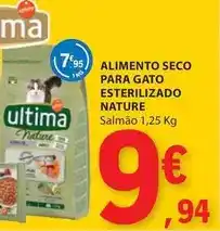 E.Leclerc Ultima - alimento seco para gato esterilizado nature promoção