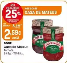 Intermarché Casa de mateus - doce promoção