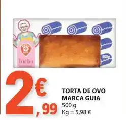 E.Leclerc Marca guia - torta de ovo promoção