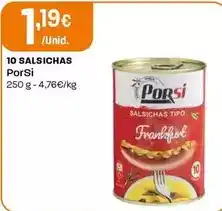 Intermarché Porsi - 10 salsichas promoção