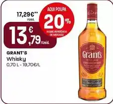 Intermarché Grant's - whisky promoção