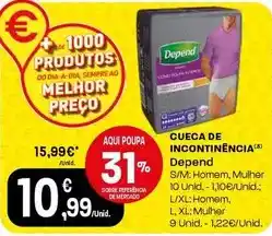 Intermarché Depend - cueca de incontinência promoção