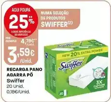 Intermarché Swiffer - recarga pano agarra po promoção