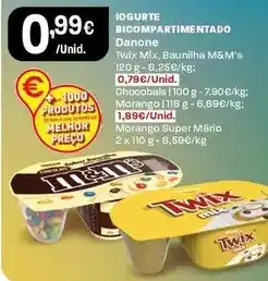 Intermarché Danone - iogurte bicompartimentado promoção