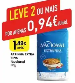 Intermarché Nacional - farinha extra fina promoção