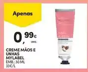 Continente Mylabel - creme mãos e unhas promoção