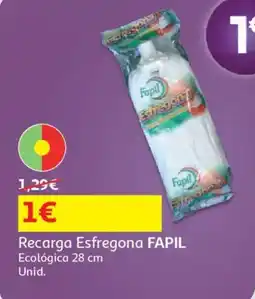 Auchan Recarga Esfregona FAPIL Ecológica promoção