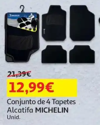 Auchan Conjunto de 4 Tapetes Alcatifa MICHELIN Unid. promoção