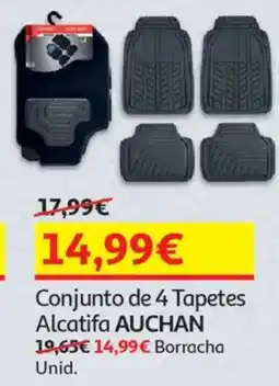 Auchan Conjunto de 4 Tapetes Alcatifa AUCHAN promoção