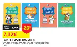 Auchan Livro FICHAS DE TRABALHO promoção