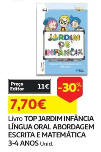 Auchan Livro top jardim infância língua oral abordagem escrita e matemática promoção