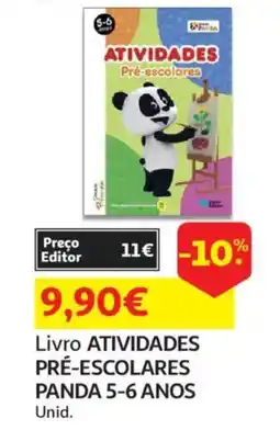 Auchan Livro atividades pré-escolares panda promoção