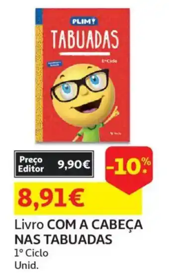 Auchan Livro COM A CABEÇA NAS TABUADAS 1º Ciclo Unid. promoção