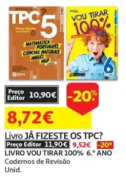 Auchan Livro JÁ FIZESTE OS TPC? promoção