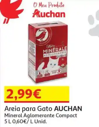 Auchan Areia para Gato AUCHAN promoção