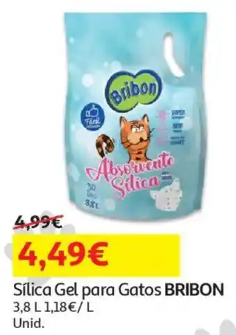 Auchan Sílica Gel para Gatos BRIBON promoção