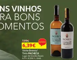 Auchan Vinho Branco/ Tinto PACHECA promoção