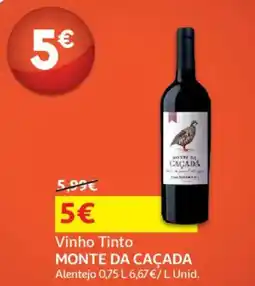Auchan Vinho Tinto MONTE DA CAÇADA Alentejo promoção