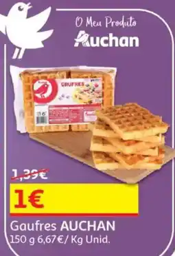 Auchan Gaufres AUCHAN promoção