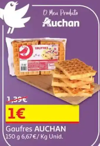 Auchan Gaufres AUCHAN promoção