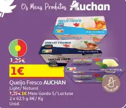 Auchan Queijo Fresco AUCHAN promoção