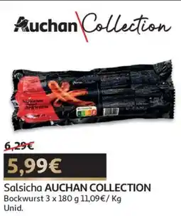 Auchan Salsicha AUCHAN COLLECTION promoção