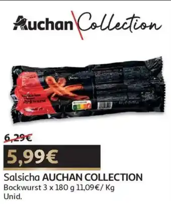 Auchan Salsicha AUCHAN COLLECTION promoção