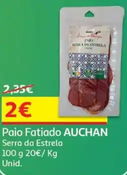 Auchan Paio Fatiado AUCHAN Serra da Estrela promoção