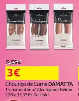 Auchan Chouriço de Carne DAMATTA promoção
