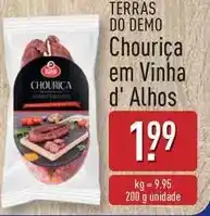 ALDI Terras do demo - chouriça em vinha promoção