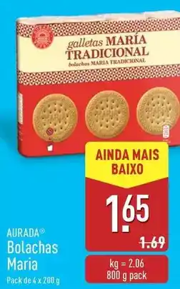 ALDI Aurada - bolachas maria promoção