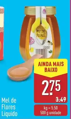 ALDI Mel de flores liquido promoção