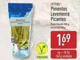 ALDI Lyttos - pimentos levemente picantes promoção