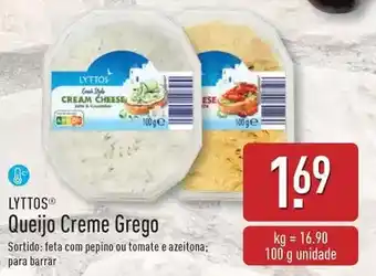 ALDI Lyttos - queijo creme grego promoção