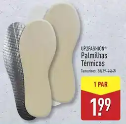 ALDI Up2fashion - palmilhas termicas promoção