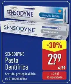 ALDI Sensodyne - pasta dentifrica promoção