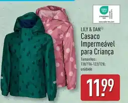 ALDI Lily & dan - casaco impermeável para criança promoção