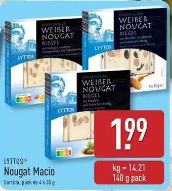 ALDI Lyttos - nougat macio promoção