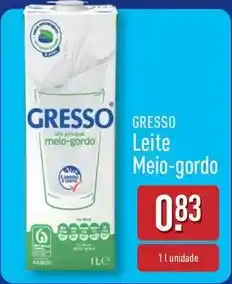 ALDI Gresso - leite meio - gordo promoção