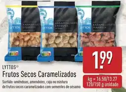 ALDI Lyttos - frutos secos caramelizados promoção