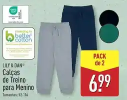 ALDI Lily & dan - calças de treino para menino promoção