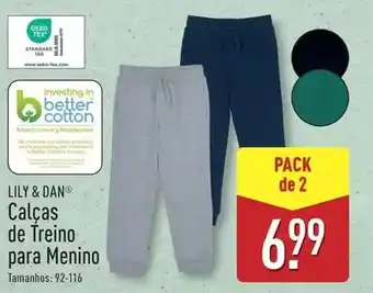 ALDI Lily & dan - calças de treino para menino promoção